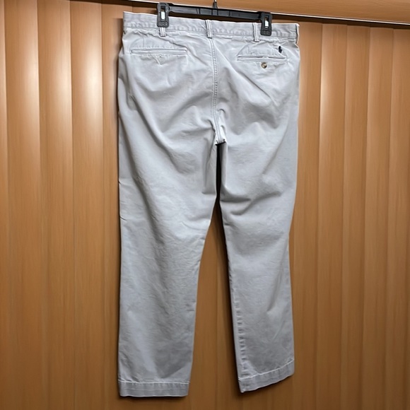 Straight stretch fit chinos, gray 36X30 97% Cotton and 3% Elastic. - Picture 5 of 5